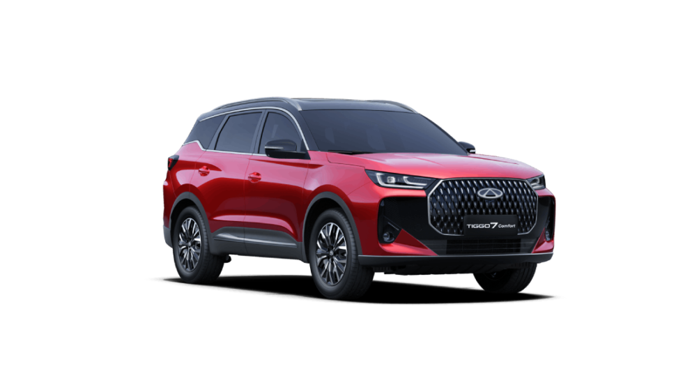 Chery TIGGO7 Comfort kırmızı siyah premium SUV deneyimi