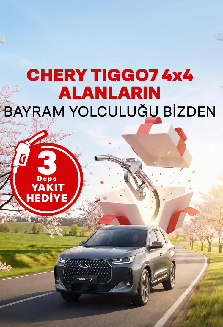Chery Tiggo7 4x4 Depo Kampanyası