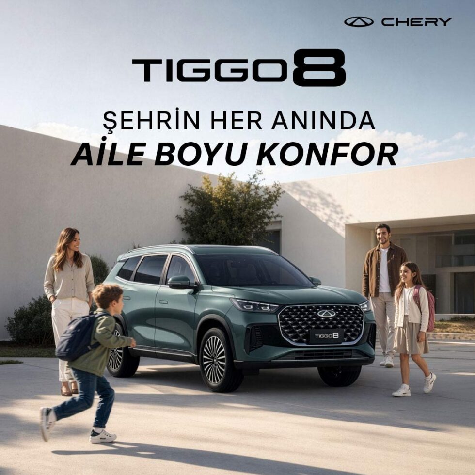 Yeni TIGGO8 Prestige Eylül ayı boyunca 2.920.000 TL tavsiye edilen satış fiyatıyla