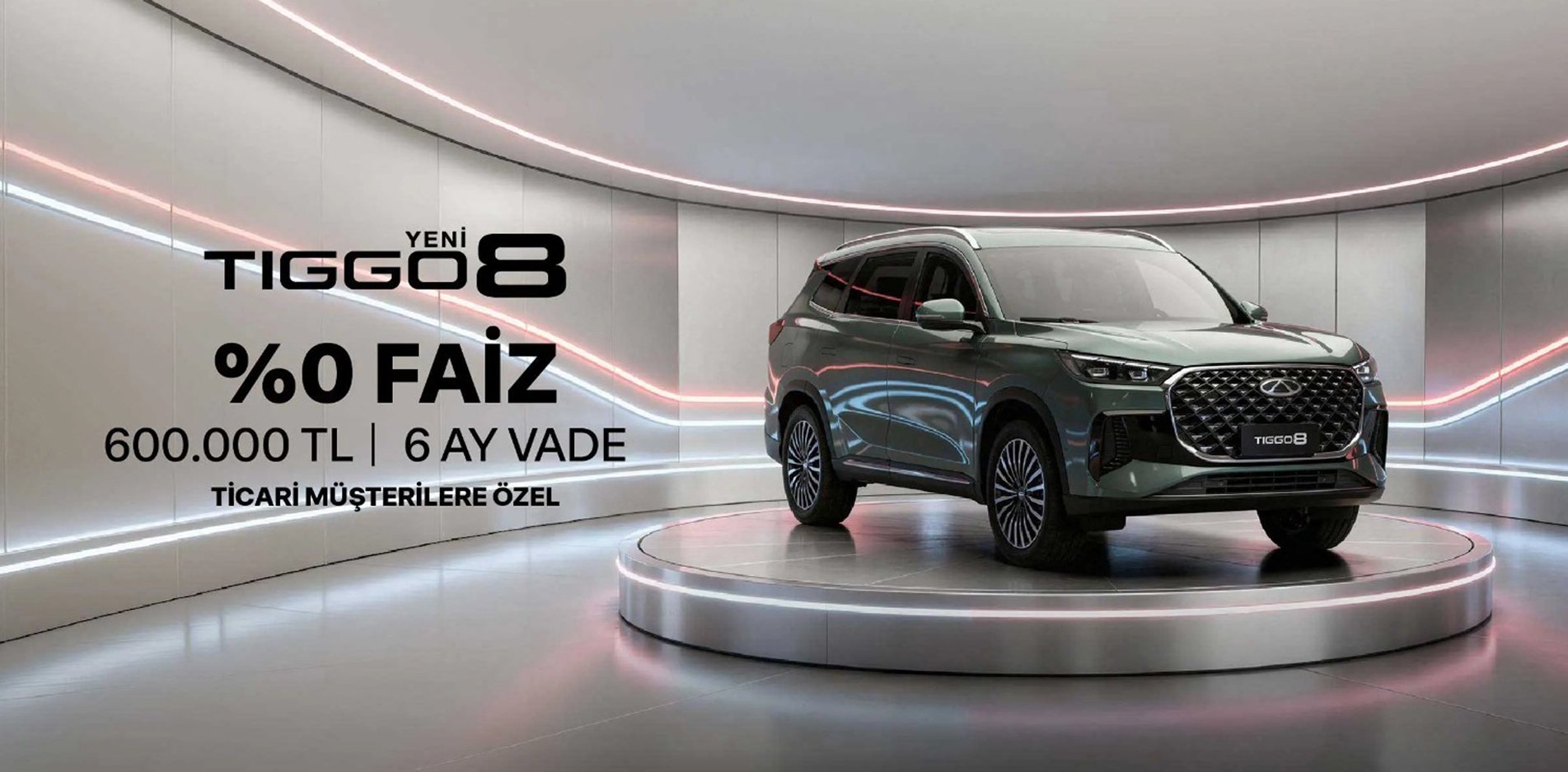 Yeni Tiggo8 Ticari Kampanya