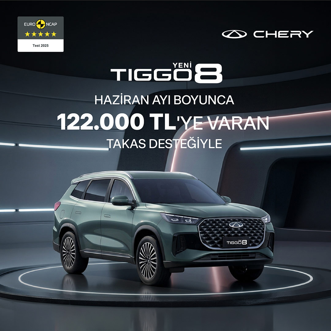 YENİ TIGGO8 122.000 TL’YE VARAN TAKAS DESTEĞİYLE