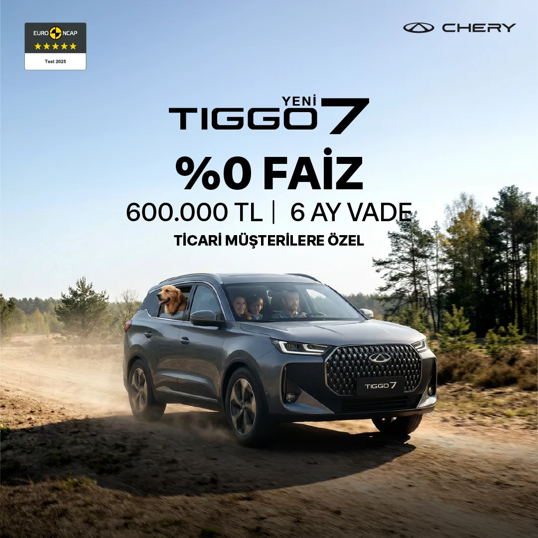 2.391.000 TL’DEN BAŞLAYAN FİYATLARLA VE TİCARİ MÜŞTERİLERE ÖZEL 600.000 TL %0 FAİZ